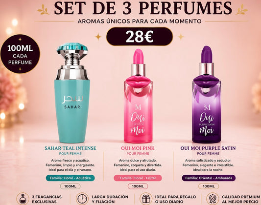 Set DE 3 PARFUMES  PARA ELLA AVE060