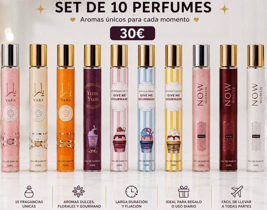 Set DE 10 PARFUMES orientales AVE027